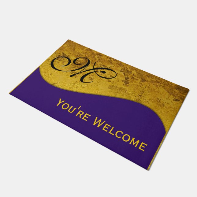 Felpudo DIY - Añadir su propio signo, monograma y texto (Angular)