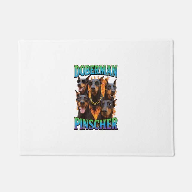 Felpudo Doberman Pinscher  (Anverso)