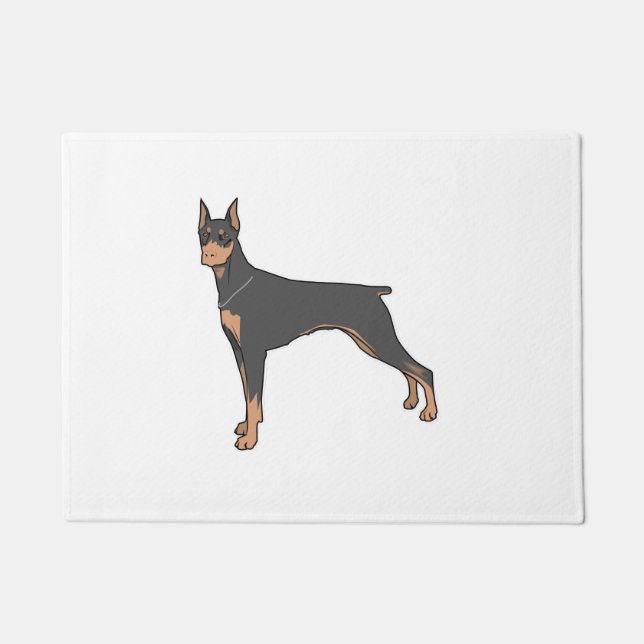 Felpudo doberman toon (Anverso)