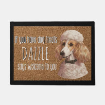Dog Lover Personalizado Poodle Dog Nombre