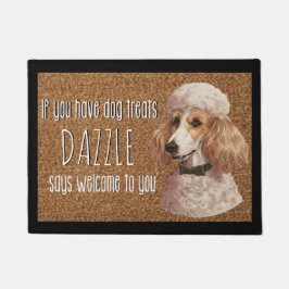 Felpudo Dog Lover Personalizado Poodle Dog Nombre