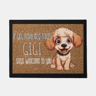 Felpudo Dog Lover Personalizado Poodle Dog Puppy Nombre