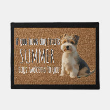 Dog Lover Personalized Biewer Terrier Nombre Doorm