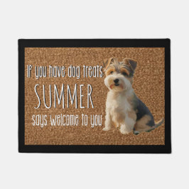 Felpudo Dog Lover Personalized Biewer Terrier Nombre Doorm