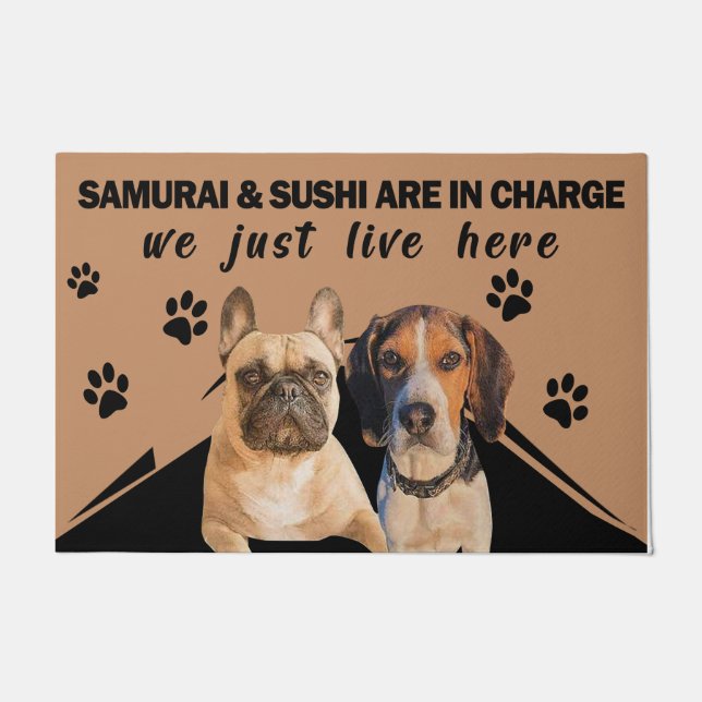 Felpudo Dogs are in charge, We Just Live Here (Anverso)