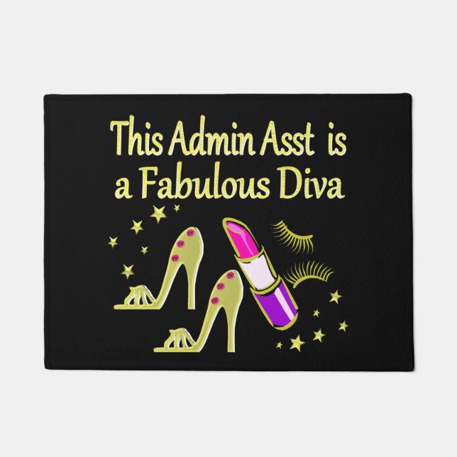 FELPUDO DOLD GLITZY ADMIN ASISTENTE DIVA DISEÑO (Anverso)