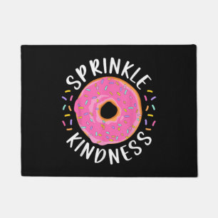 Felpudo Donut Sprinkle Kindness Chicas graciosas