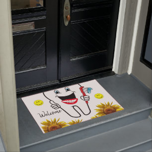 Felpudo Door Mat de Sunflower Dentist
