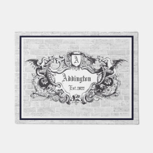 Felpudo Door Mat, Escudo gótico real