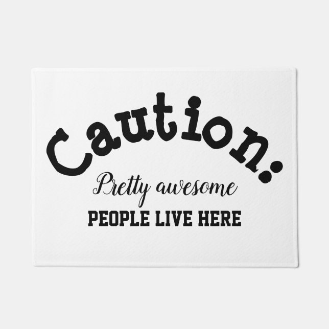 Felpudo Door Mat - gente increíble (Anverso)