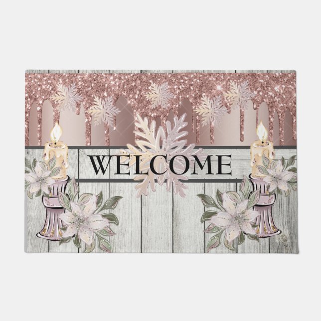 Felpudo Door Mat Large Winter Wonderland (Anverso)