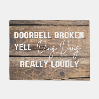 Felpudo Doorbell break