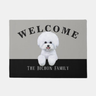 Felpudo Doormat adaptable de Bichon Frise