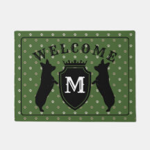 Doormat adaptable del Corgi Galés