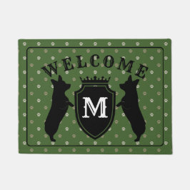 Felpudo Doormat adaptable del Corgi Galés