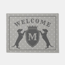 Felpudo Doormat adaptable del Dachshund