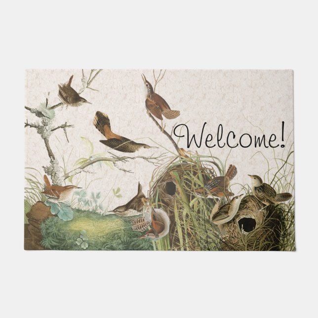 Felpudo Doormat agradable de las jerarquías de la fauna de (Anverso)