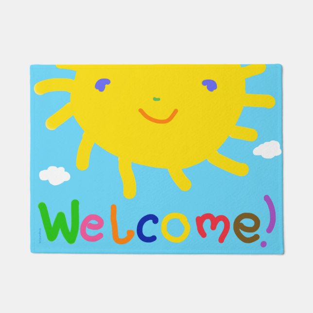 Felpudo Doormat agradable soleado (Anverso)