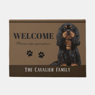 Felpudo Doormat arrogante del perro de aguas de rey