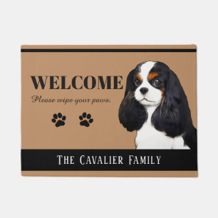 Felpudo Doormat arrogante del perro de aguas de rey