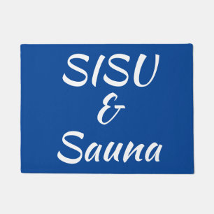 Felpudo Doormat (Azul): Doormat finlandés)