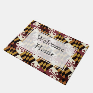Felpudo Doormat casero agradable de Maryland -