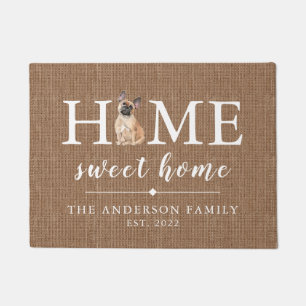 Felpudo Doormat casero de Bulldog francés dulce