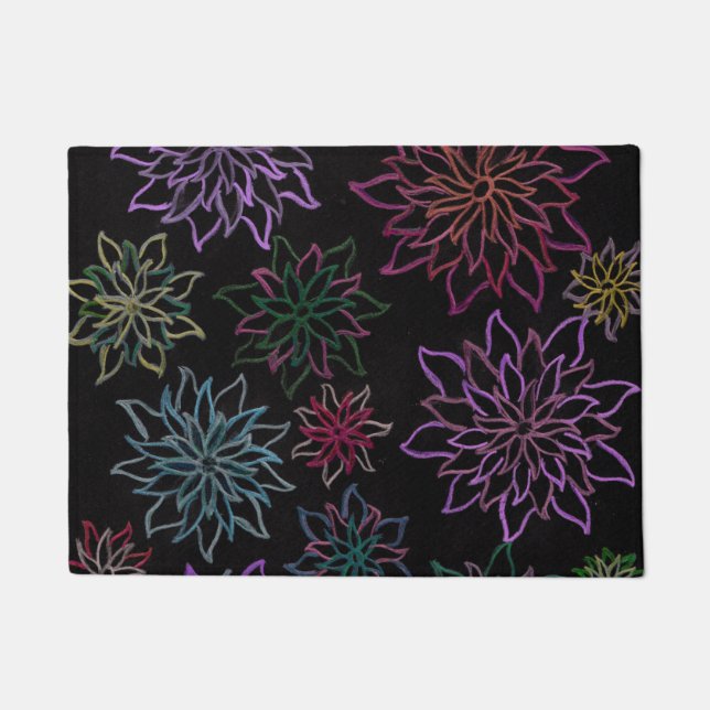 Felpudo Doormat celeste (Anverso)