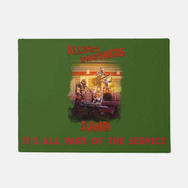 Felpudo doormat con Allbot Brothers Band (Anverso)