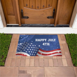 Felpudo Doormat con bandera patriótica