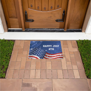 Felpudo Doormat con bandera patriótica