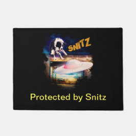 Felpudo doormat con Snitz de la reparación de Bob Saucer