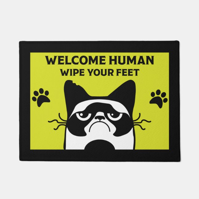 Felpudo Doormat de accesorios para el hogar para mascotas  (Anverso)