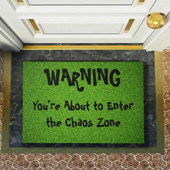 Felpudo Doormat de advertencia (Subido por el creador)