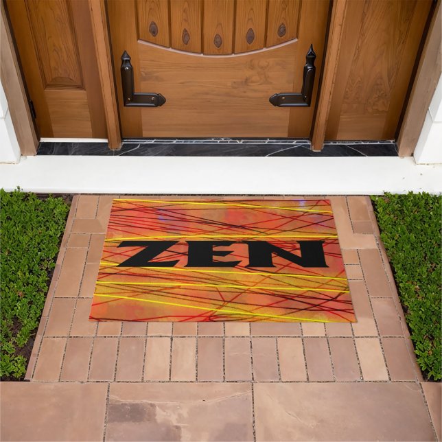 Felpudo Doormat de alambre negro Zen (Exterior)
