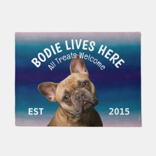 Felpudo Doormat de amante del perro personalizado del Bull