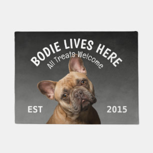Felpudo Doormat de amante del perro personalizado del Bull