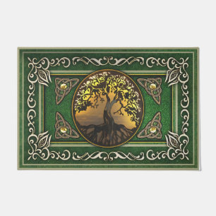 Felpudo Doormat de árbol, estera de bienvenida, estera de