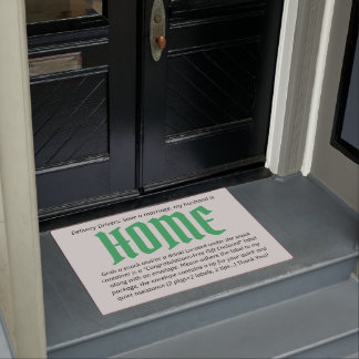 Felpudo Doormat de ayuda del controlador de entrega