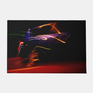 Felpudo doormat de baile de coches morados