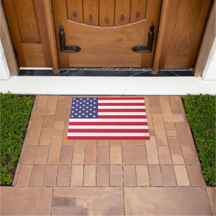 Felpudo Doormat de bandera patriótica