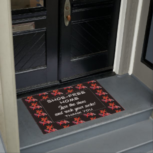 Felpudo Doormat de bienvenida a casa sin SHOE