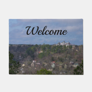 Felpudo Doormat de bienvenida a Eureka Hill Side