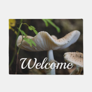 Felpudo Doormat de bienvenida a los paraguas de Toadstool