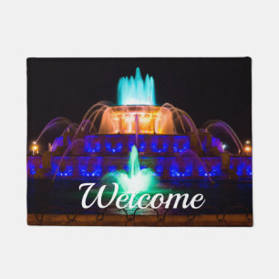 Felpudo Doormat de bienvenida a Rainbow Buckingham