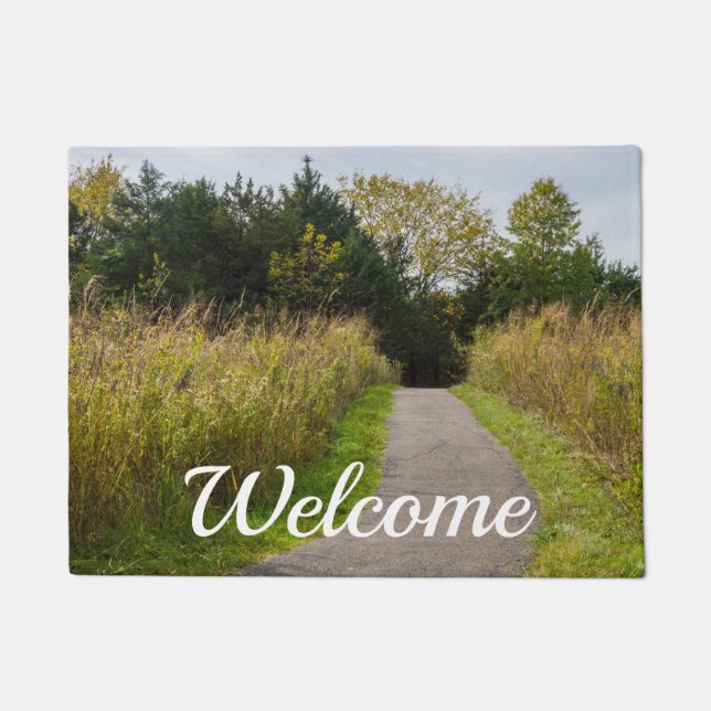 Felpudo Doormat de bienvenida a Runge Walkway (Anverso)