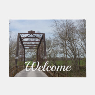 Felpudo Doormat de bienvenida al Green Bridge en 1912
