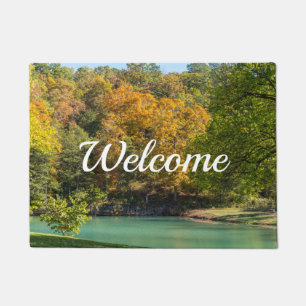 Felpudo Doormat de bienvenida al pequeño Goldie