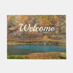 Felpudo Doormat de bienvenida de Alley Spring View