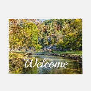 Felpudo Doormat de bienvenida de Dogwood Creek